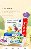 Manyetik Çocuk Puzzle Oyuncak - Temel (8 Blok + 40 Sayfa) - 8