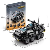 6'sı 1 Arada Şehir Mecha Yapı Blokları Seti 503 Parça - 6