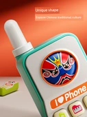 Çocuk Oyuncak Telefon - Pilli Model - Yeşil - 3
