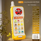Çocuk Oyuncak Telefon - Şarjlı Model - Sarı thumbnail 1