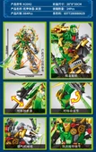 Yarı Mekanik Guan Yu Mecha Robot Yapım Seti - Hediye Kutulu - 8