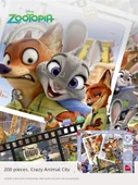 Zootopia Resim Çerçeveli Puzzle - 64 Parça - 2