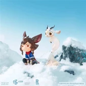 Jiang Ziya Film Dört Ayrı Sallanan Kuyruk Q Versiyon Masaüstü Kör Kutu Bebek Süsü - Kutulu - 5