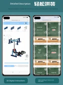 Bilim ve Eğitim Robotu Yapım Seti - 396 Parça + 300 Model - 4