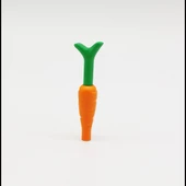LEGO Turuncu Yeşil Havuç ve Yaprak Parçaları - 1