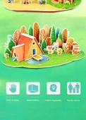 3D Puzzle - Düz Kamp ve Otlak Barbekü - Ekstra Büyük Stereo Puzzle - 9