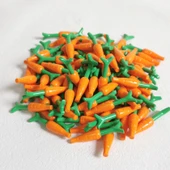 LEGO Turuncu Yeşil Havuç ve Yaprak Parçaları - 3