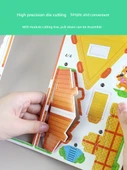 3D Puzzle - Düz Kamp ve Otlak Barbekü - Ekstra Büyük Stereo Puzzle - 4