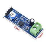 LM386 Ses Kuvvetlendirici Modül DC 5V / 12V Mono Ayarlanabilir Ses Yükseltici Mikrofon Amfi thumbnail 6