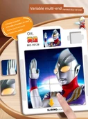Ultraman Evren Kahramanı 4x4 Manyetik Kaydırmalı Puzzle - 10