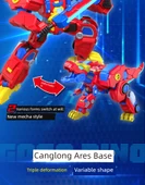 Dönüşen Dino Robot Oyuncak - Taş Raptor - 10