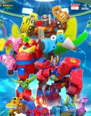Dönüşen Dino Robot Oyuncak - Taş Raptor - 4