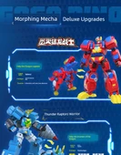 Dönüşen Dino Robot Oyuncak - Taş Raptor - 7