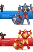 Superman Projeksiyonlu Dönüşen Robot Saat - 11