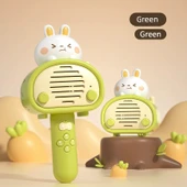 Çocuk Karaoke Mikrofonu - Kablosuz Bluetooth Oyuncak - Yeşil - 1
