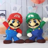 Mario Yeşil Figür 7000 Parça 25cm Yüksek Lego Oyuncak - 3