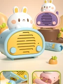 Çocuk Karaoke Mikrofonu - Kablosuz Bluetooth Oyuncak - Yeşil - 4