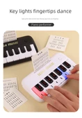 Mini Elektronik Klavye Piyano Oyuncak - Siyah, Müzikli Hediye Kutulu - 11