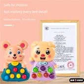Çocuk Erken Eğitim Hikaye Makinesi - Mavi Palm Piggy - Şarjlı Model - 6