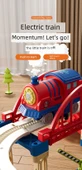 Çocuklar için Elektrikli Tren Seti - Standart 87 Parça - 10