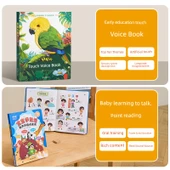 Sesli Bebek Kitabı - Erken Eğitim Dokunmatik Sesli Kitap + Bebek Konuşma ve Okuma Seti - 1