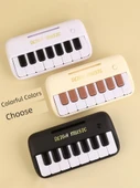 Mini Elektronik Klavye Piyano Oyuncak - Siyah, Müzikli Hediye Kutulu - 6