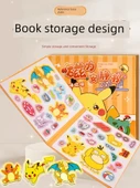 Pikachu Manyetik Sessiz Kitap - Tatlı Küçük Deri + Kuru Pirinç Küçük Deri - 4
