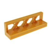Lego 3633 İnci Altın 1x4x1 Çit Parçası - 4