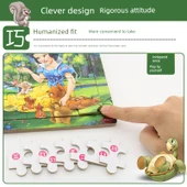 Ahşap Çerçeveli Puzzle 16 Parça - Thomas - 6