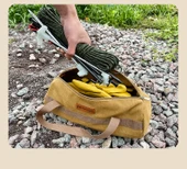 Kamp Çadırı Kurulum Kanvas Çantası - Bağlama Cebi 30cm - 10