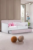 Yavrulu Karyola, Mira Yavrulu Montessori Karyola - Gri + 2 Adet Comfort Yatak - 8