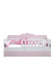 Yavrulu Karyola, Flower Yavrulu Montessori Karyola - Pembe + 1 Adet Comfort Yatak - 5