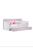 Yavrulu Karyola, Flora Yavrulu Montessori Karyola - Pembe + 2 Adet Comfort Yatak - 5