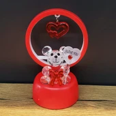 Işıklı Kırmızı I Love You Ayıcık - 1