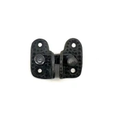 Antika Tarz Dekoratif Pirinç Mini Kapak Mandalı - 40x45 Mm, Oksit - 1