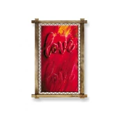 Kanvas Love Led Işıklı Rustik Tablo - 1