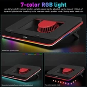 IETS GT500 RGB Turbo Fanlı Laptop Bilgisayar Soğutucusu (4600 RPM) - 3