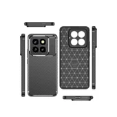 Gpack Xiaomi 14T Pro uyumlu Kılıf Negro Karbon Görünümlü Silikon thumbnail 2