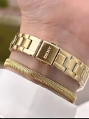 DKNY Çelik Kasa Ve Kordon 5 Atm Suya Dayanıklı 2 Yıl Garantili Kadın Kol Saati+Bileklik DKNY.0055.2 thumbnail 3