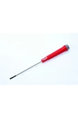 Marka: 4500174125 Elektronikçi Tip Klemens Düz Uçlu Tornavida, Kırmızı, 4 X 125 Mm Kategori - 1