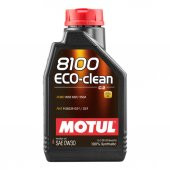 Motul 8100 Eco-Clean 0W-30 1 Lt Tam Sentetik Motor Yağı - 1