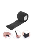 DEDEKS Elastik Kendinden Yapışkanlı Bandaj Coban Siyah Renkli 5 Cm Yapışan Koban thumbnail 2