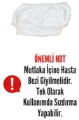 MEDLİXLİFE Yeni Nesil Yıkanabilir Sıvı Su Geçirmez Ribanalı Hasta Emici Mesane Slip Külodu Bezi - 4