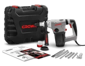 Crown CT18116 Kırıcı Delici Hilti 5 Kg Darbeli Matkap 1050 W Metal Beton Kömürlü Delme 4.8 Joule Güç - 4