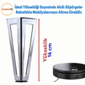 Mobilya Koltuk Baza Puf Sehpa Kanepe Tv Ünite Masa Ayağı Ayakları Metal Ayak 14 Cm Krom - 5