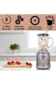 Yui  Kişisel Blender Seti - M18 (450 ml Kulplu Cam Hazne, 600 ml Smoothie Bardağı, 180 ml Kahve Öğütücü) - 1