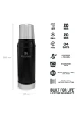 Stanley  Unisex Termos Stan 0.75l Classic Vac Btl M.black Eu - 3