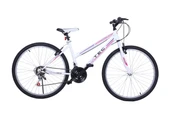 Bisiklet Vision Eros 26" Jant 21 Vites Kadın Dağ Bisikleti Beyaz - Lila thumbnail 3