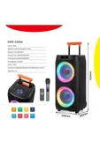 NDR-1097 Büyük Boy Bluetooth Hoparlör Kablosuz Tekerlekli Taşınabilir Kablosuz Speaker Toplantı Anfi - 3