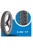 TVS Apache,Küba RX9, Mondial Drift L, Bajaj Pulsar/Boxer, 300-17 Tl Dubleks Lastik - 6